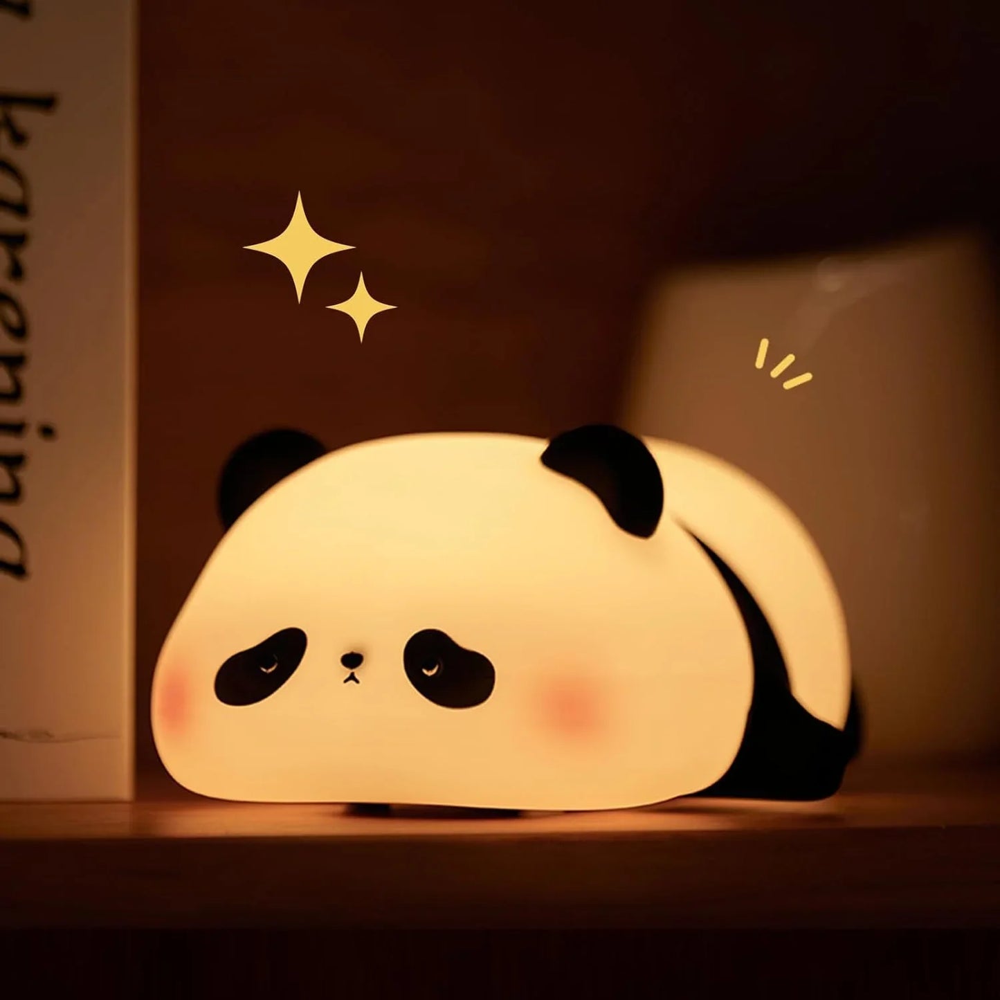 Cute Panda Night Light silicone Soft Lamp