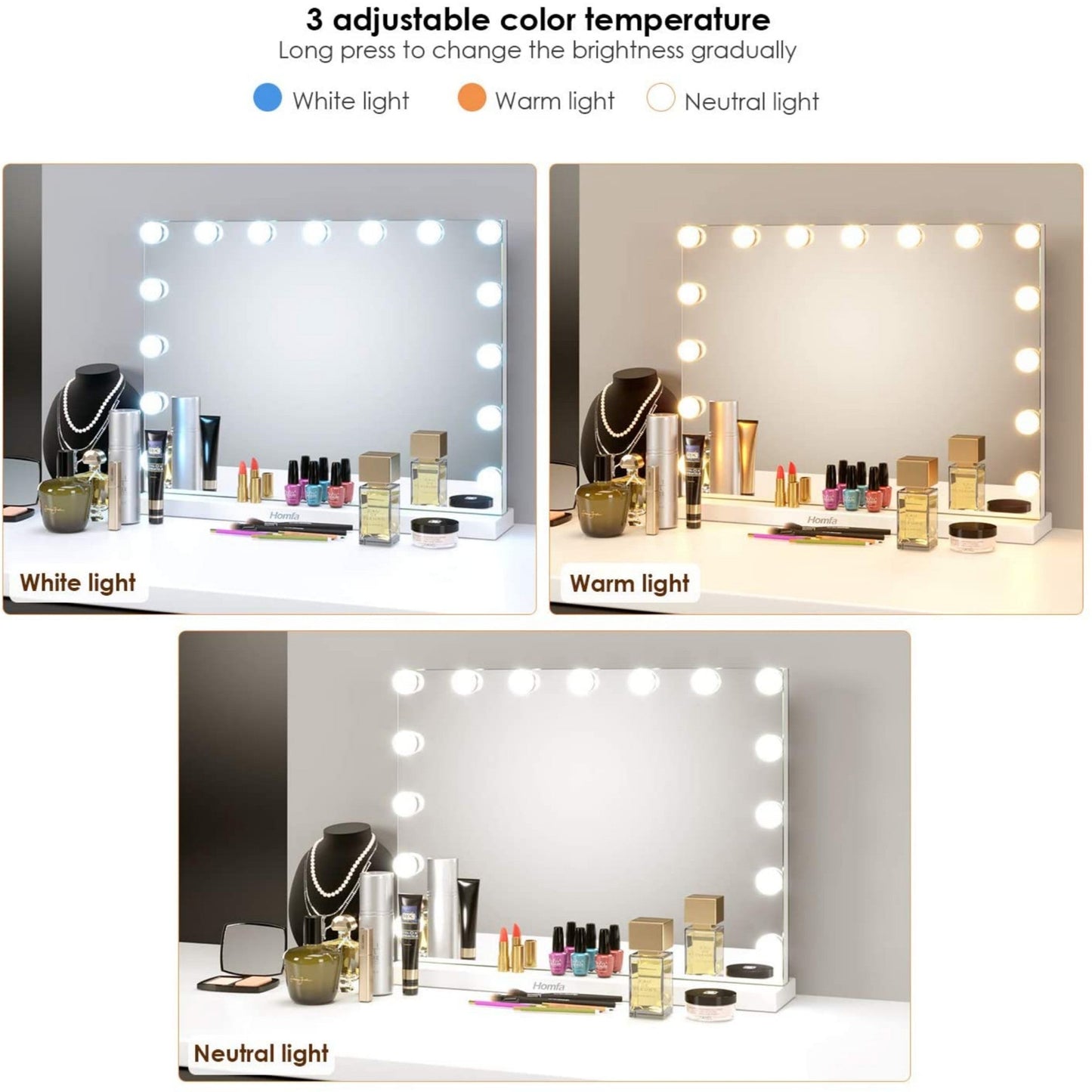 Vanity Lights | 10 Bulb Vanity Lights | 3 Mode Vanity Lights